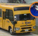 Motoristas atacan chofer autobús con alumnos