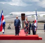 Abinader llega a Costa Rica por toma de posesión de Laura Fernández