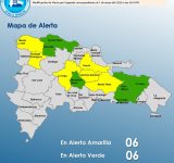 COE mantiene a 6 provincias en alerta amarilla y 6 en verde por vaguada