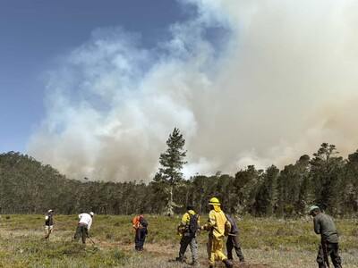 Medio Ambiente continúa labores para controlar incendio en Bahoruco