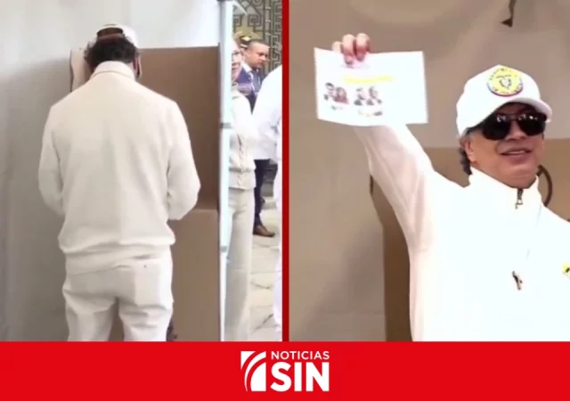 Petro vota por última vez como presidente y asegura transición del poder