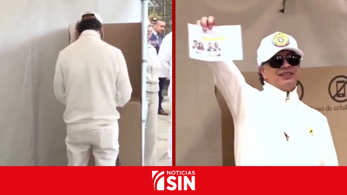Petro vota por última vez como presidente y asegura transición del poder