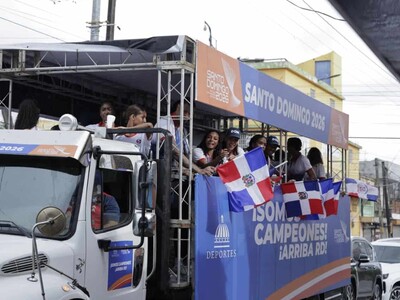 RD celebra con caravana sus 150 medallas en Juegos Centroamericanos