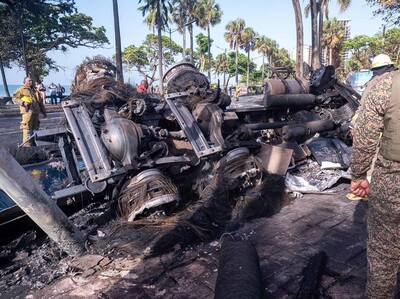 Dos muertos en accidente en avenida George Washington