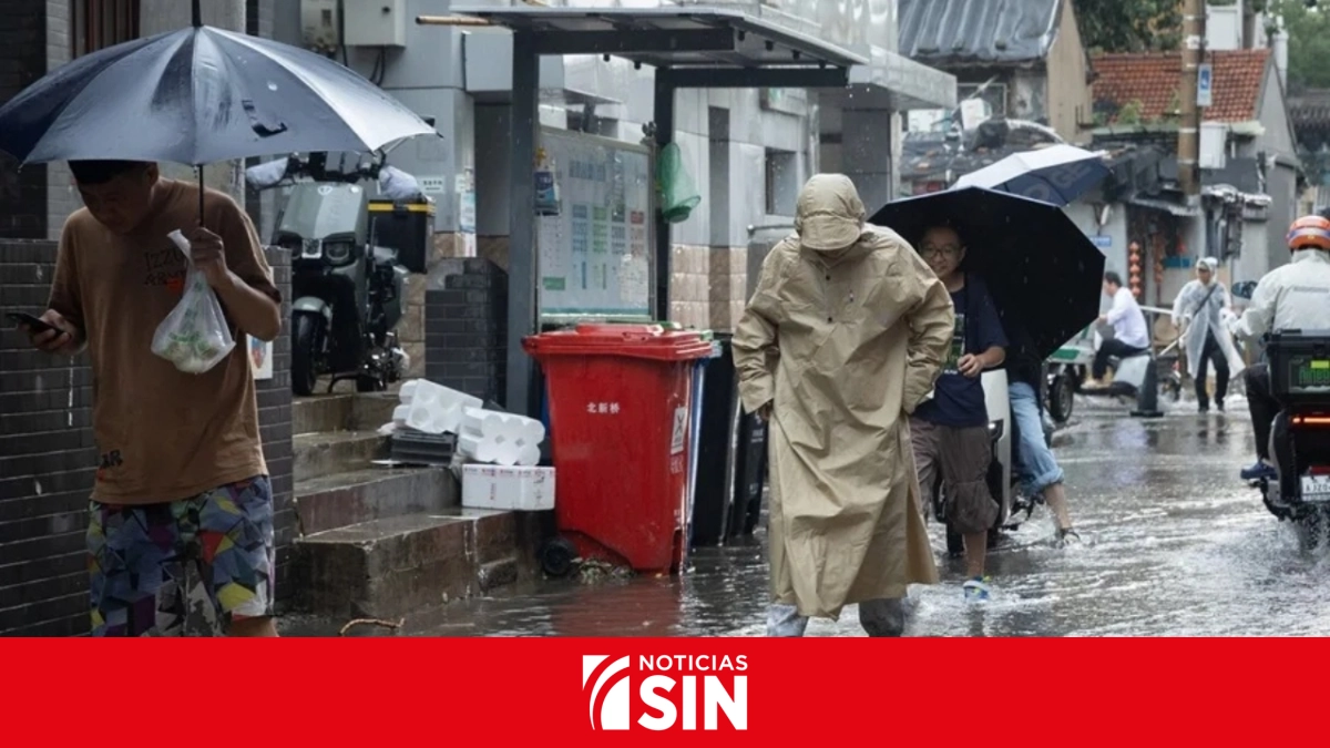China activa alertas ante lluvias torrenciales previstas por el tifón Narra