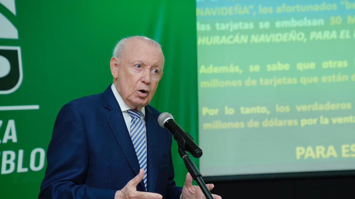 Rafael Alburquerque: “Endeudarse para comer no puede presentarse como una conquista”