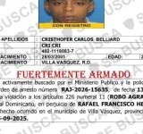 “Cae otro presunto delincuente durante enfrentamiento con agentes de la Policía Nacional en Villa Vásquez”