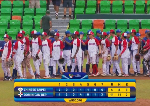 República Dominicana supera a China Taipei y va por medalla este domingo en Mundial U15