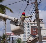 Retiro de cableado aéreo en Santo Domingo