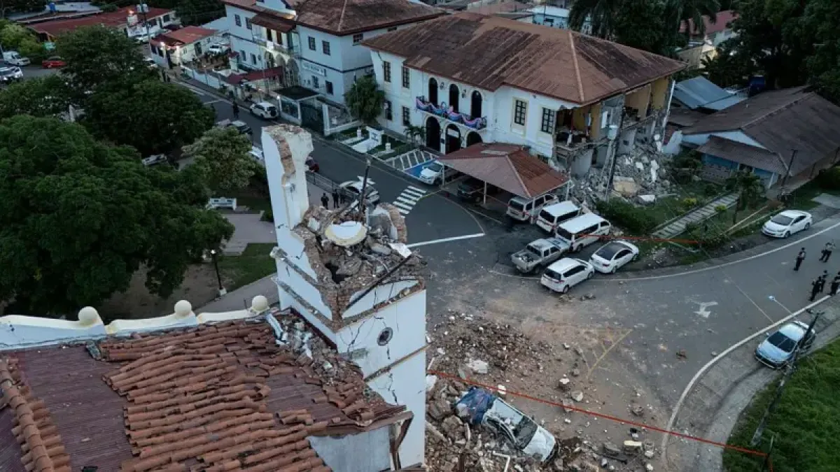 Más de 80 réplicas tras terremoto que sacudió Panamá y dejó edificios colapsados y carreteras dañadas