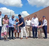 Regocijo en Santa Bárbara por calle renovada que los sacó de la marginalidad